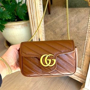Gucci super mini bag 99%new